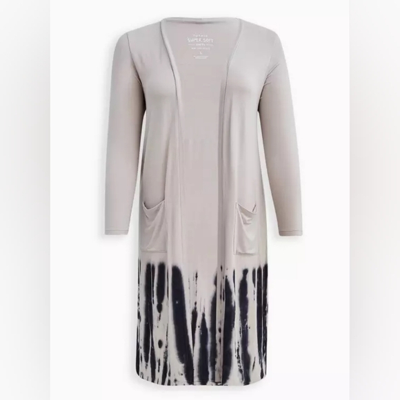 torrid Sweaters - NWT Torrid Super Soft Duster, Color Tie Dye Size 0
